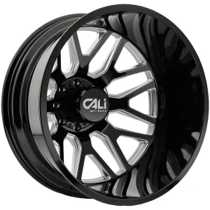 Cali Off-Road – INVADER DUALLY – Black – 22″x8.25″ -192mm – Summer Wheels – 9115D-22877BMR192